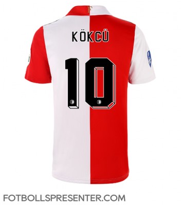 Feyenoord Orkun Kokcu #10 Hemma Matchtröja 2022-23 Kortärmad